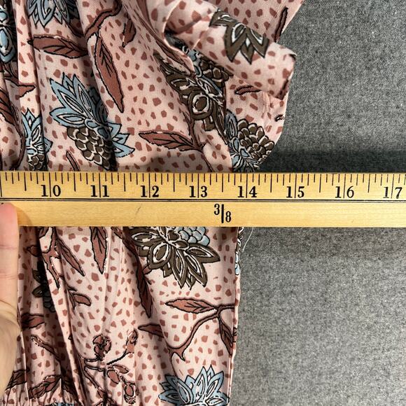 Destination 365 Short-Sleeve Midi Dress RoseFloral Petite X-Small - Picture 4 of 13